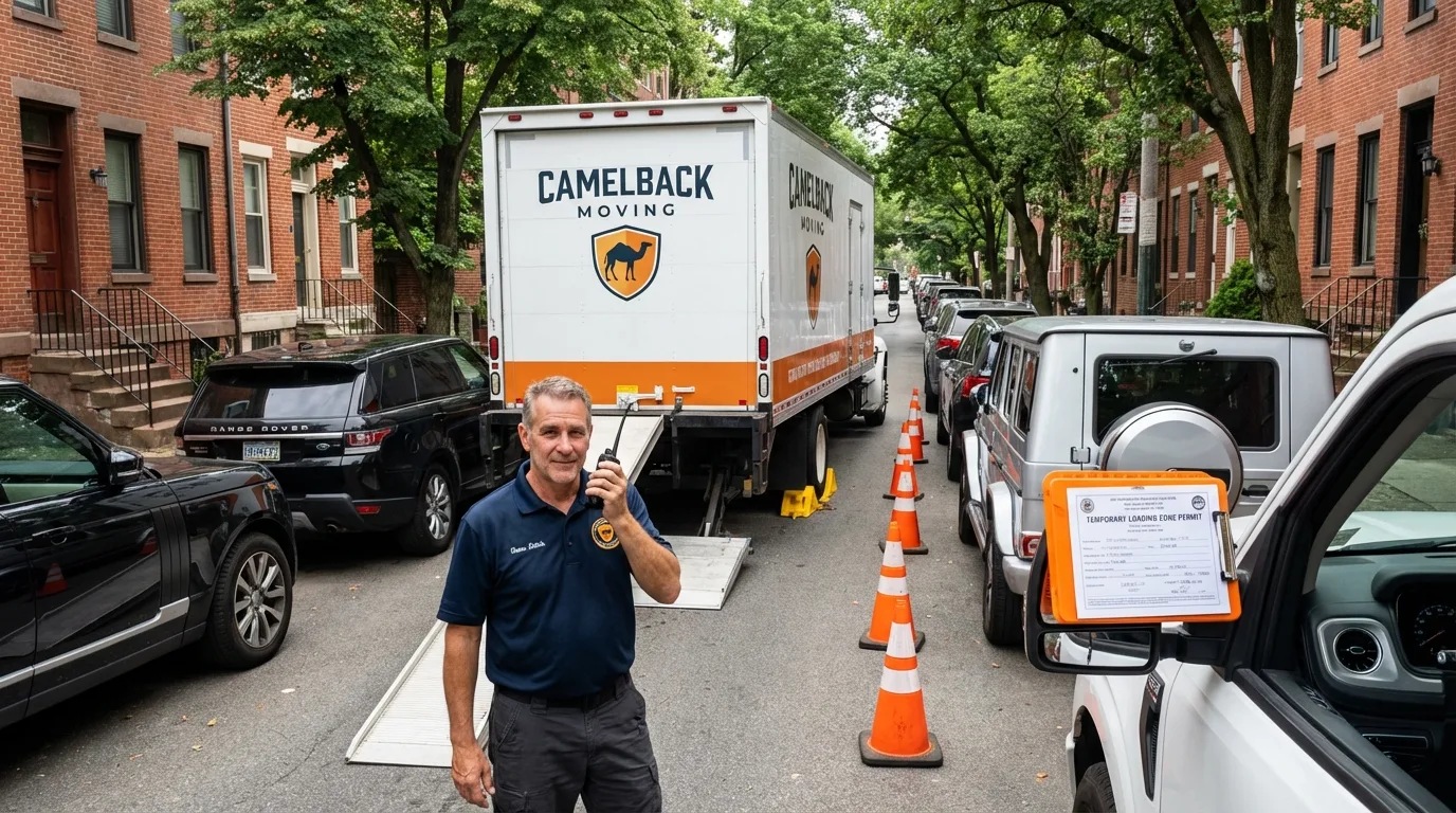 City street loading permit setup in Clayton, NJ